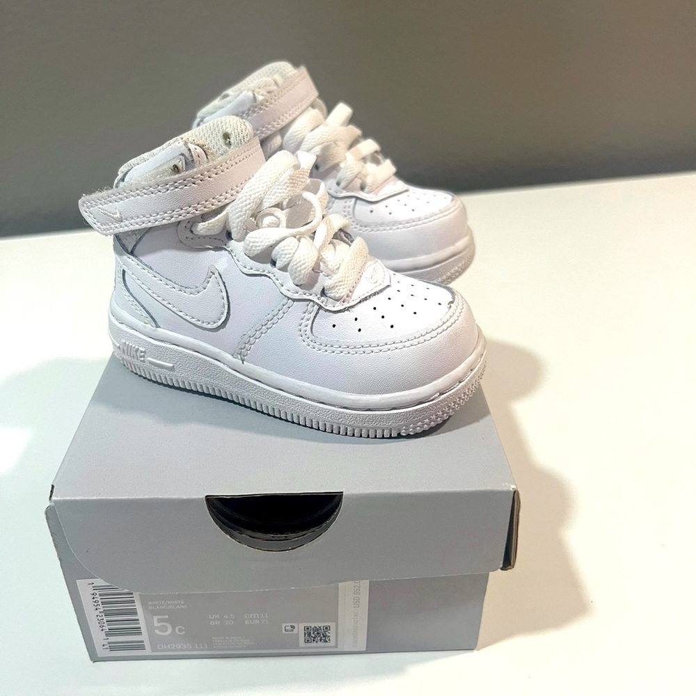 Nike Air Force Ones White Toddler shoes